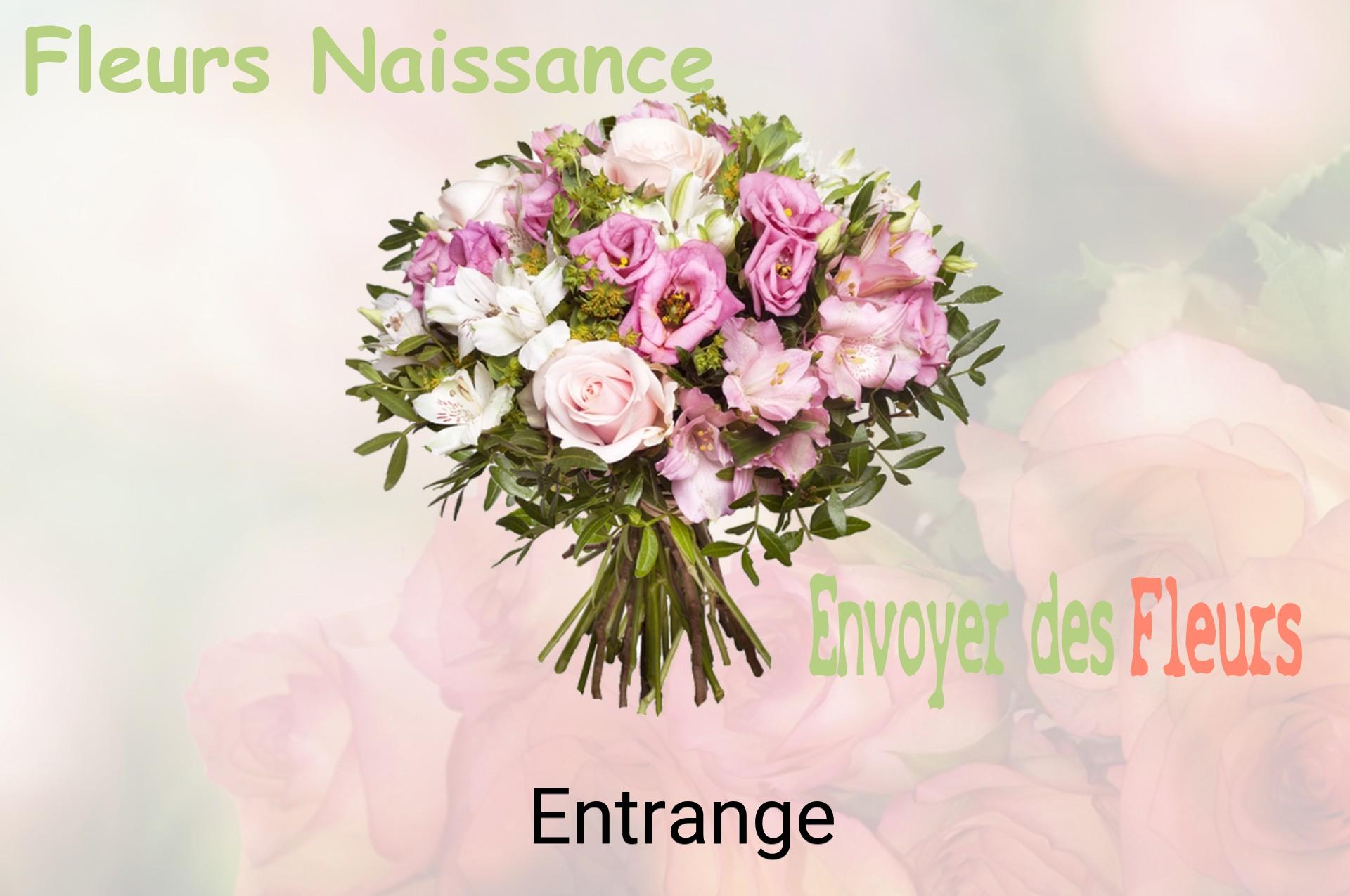 Bouquet de fleurs de naissance livré à Entrange